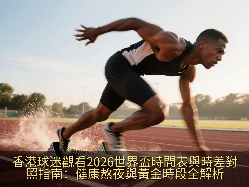 香港球迷觀看2026世界盃時間表與時差對照指南：健康熬夜與黃金時段全解析